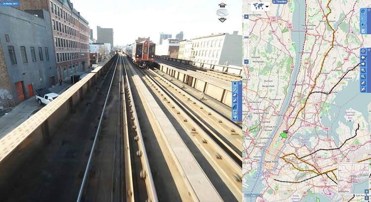 renewal railway signalling system new york mobile mapping