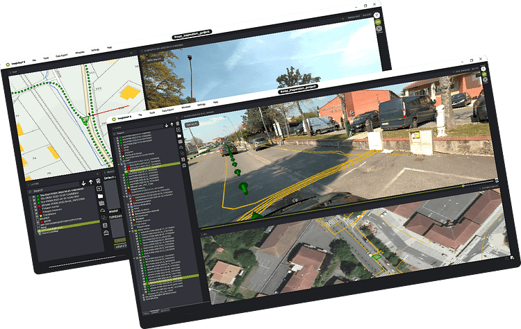 imajview 5 multi sensor photogrammetric mobile mapping software for road engeenering and inspection
